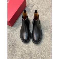 페라가모 남성 가죽 앵클부츠 001-224945