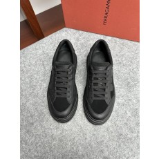 페라가모 남성 레이스 로우탑 캐주얼 슈즈 001-224946