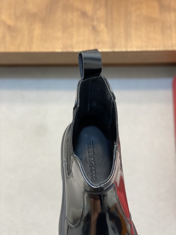 페라가모 남성용 가을 겨울 앵클 부츠 001-224955
