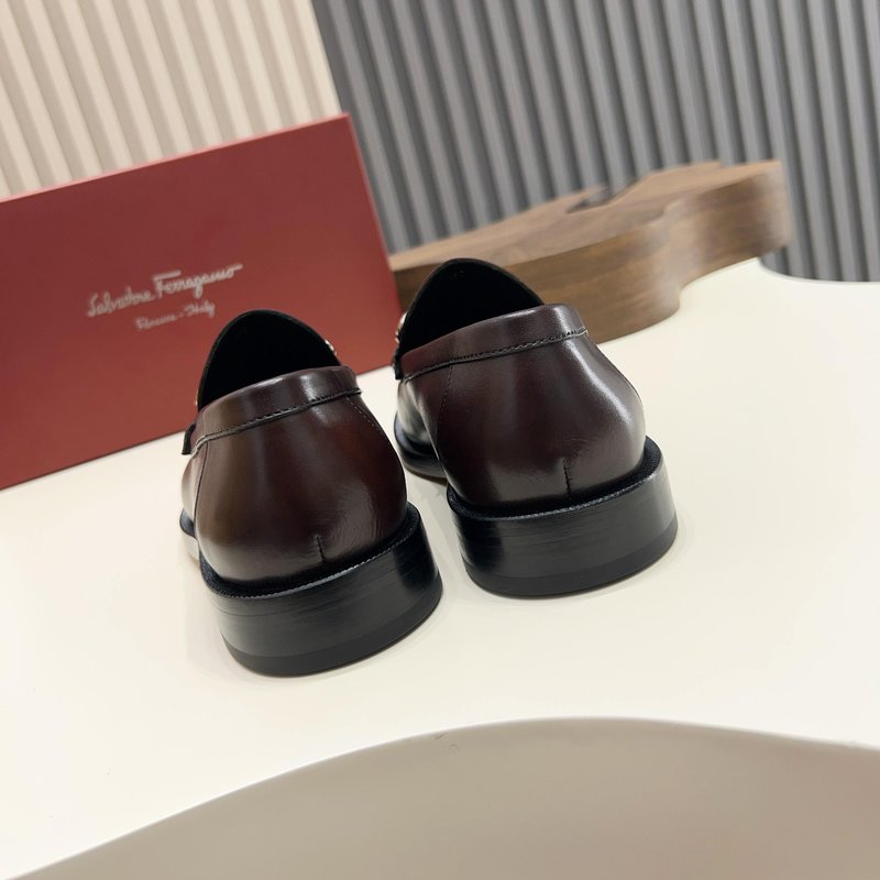 페라가모 남성 정품 가죽 정장 구두 001-225006