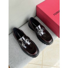 페라가모 레더 로퍼 슬립온 슈즈 001-225026