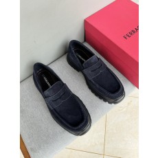 페라가모 남성 캐주얼 가죽 로퍼 슬립온 001-225045