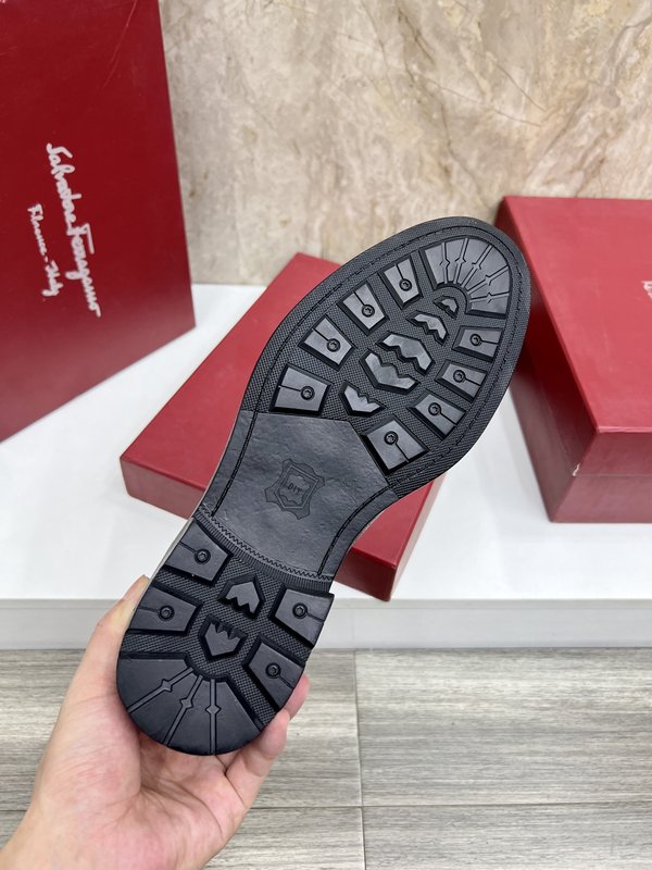 페라가모 남성 첼시 부츠 오리지널 품질 001-225100