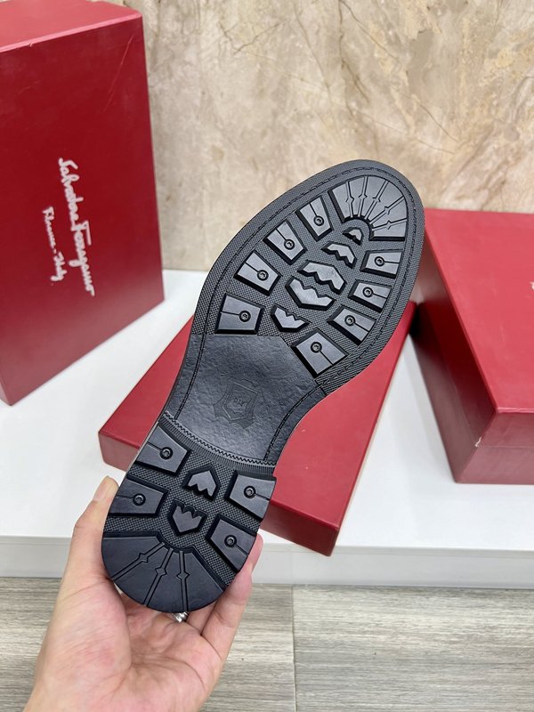 페라가모 남성 첼시 부츠 오리지널 품질 001-225109