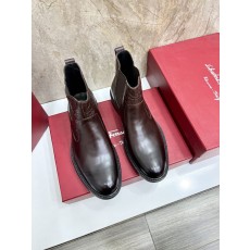 페라가모 남성 첼시 부츠 소가죽 001-225115