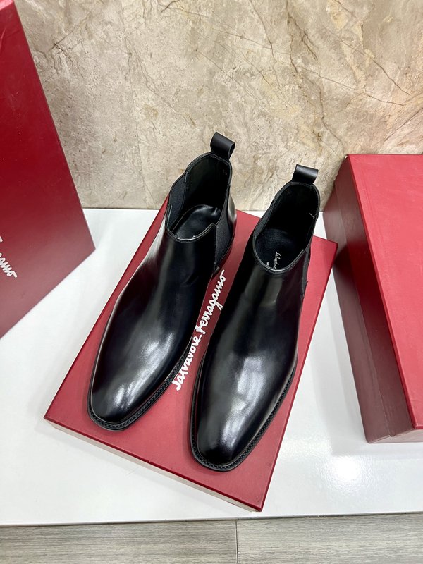 페라가모 남성 첼시 부츠 001-225126