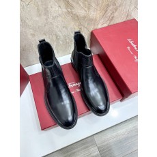 페라가모 남성 첼시 부츠 소가죽 001-225132
