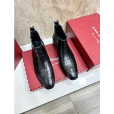 페라가모 남성 첼시 부츠 001-225168