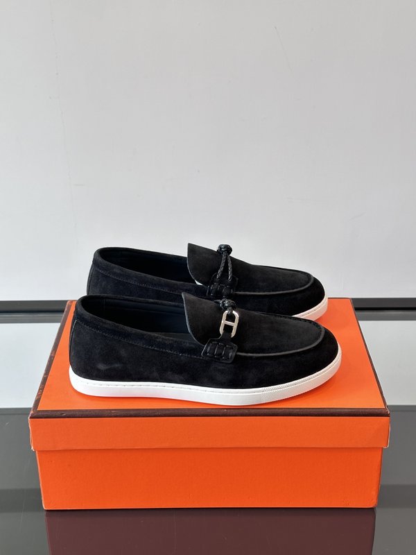 에르메스 이그나시오 스웨이드 로퍼 001-225680