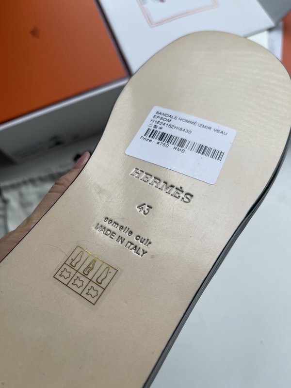 에르메스 클래식 남성 H 버클 샌들 001-226247