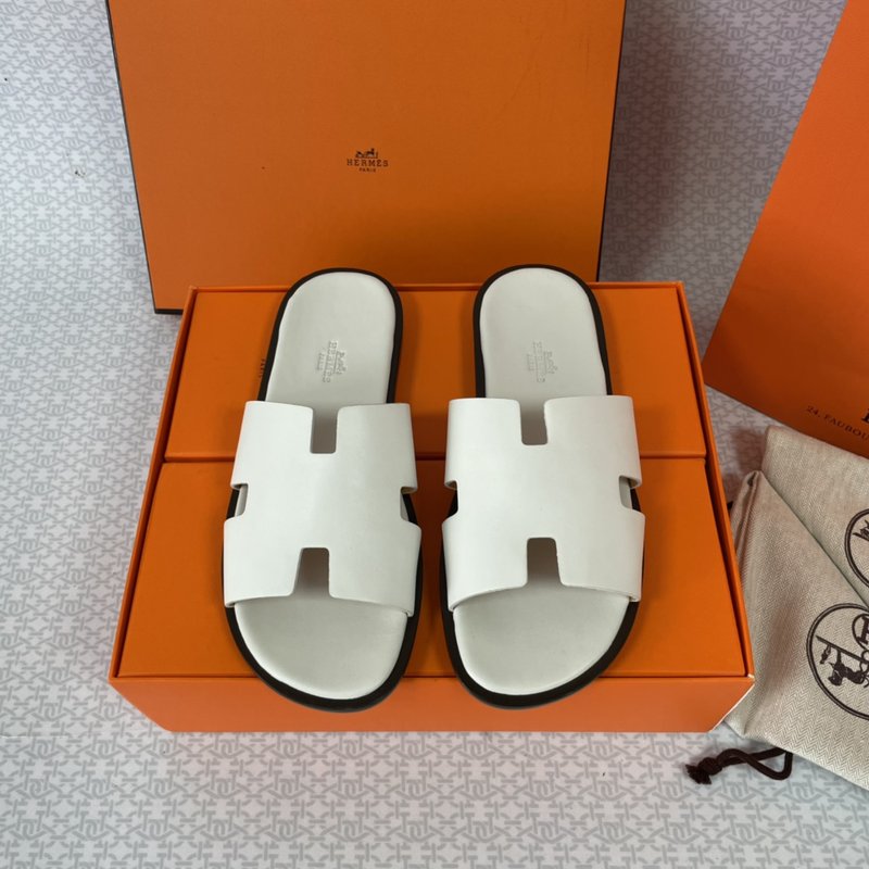 에르메스 H 로고 소가죽真皮 바닥 슬리퍼 001-226298