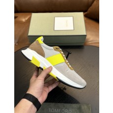 TOM FORD 가죽 로우톱 스니커즈 001-226345