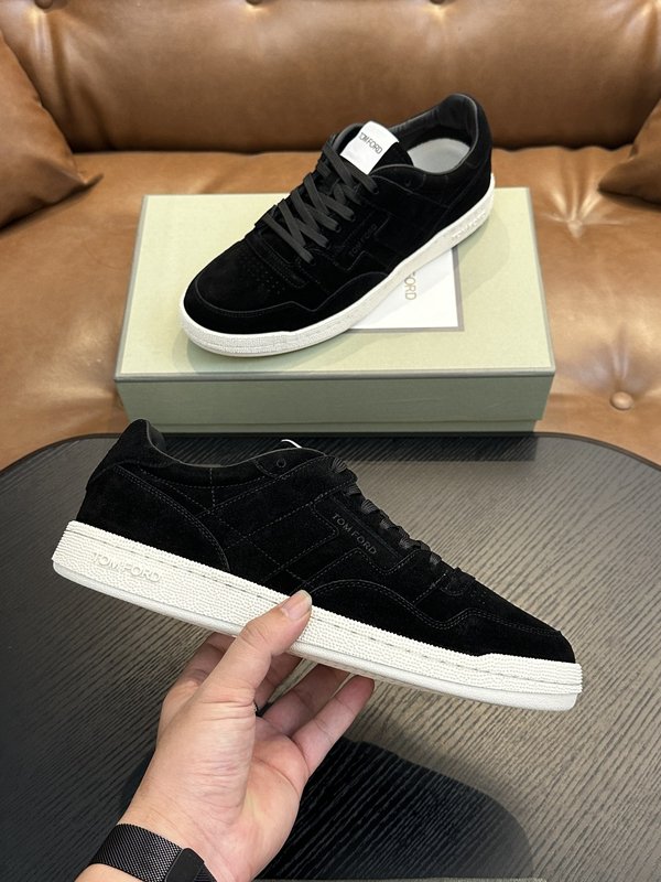 TOM FORD Cambridge 가죽 스니커즈 001-226413