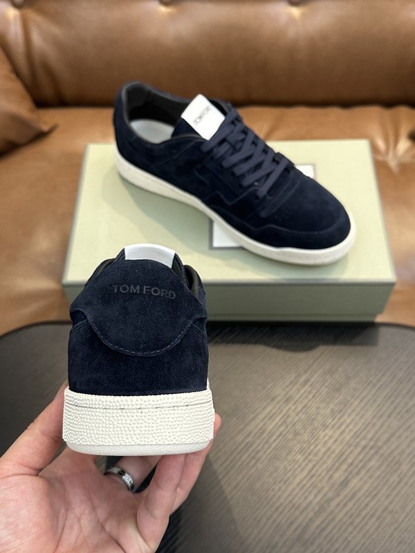 TOM FORD 가죽 로우탑 스니커즈 001-226416