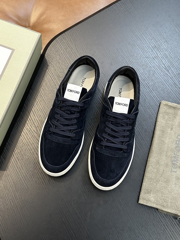 TOM FORD 가죽 로우탑 스니커즈 001-226416