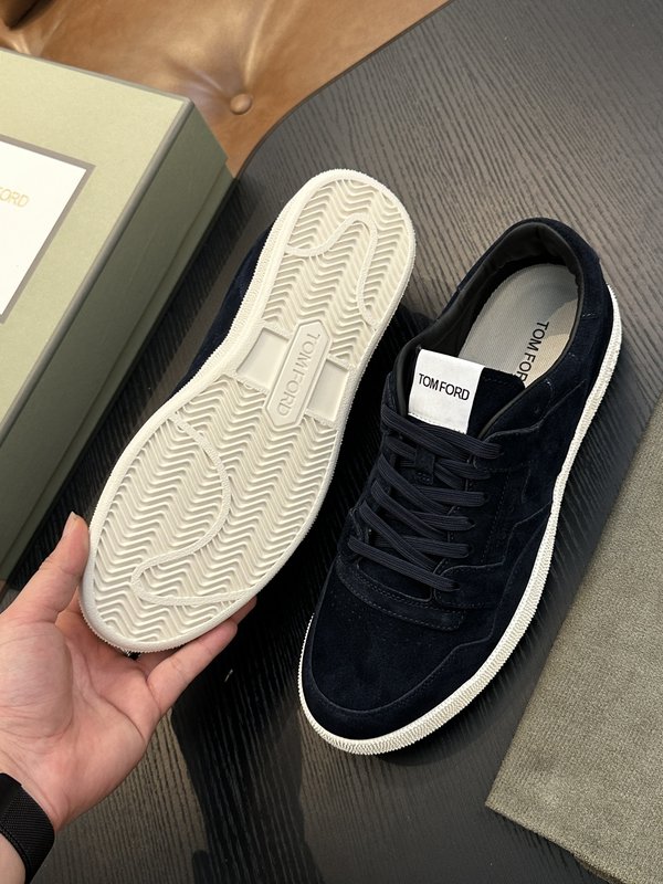TOM FORD 가죽 로우탑 스니커즈 001-226416