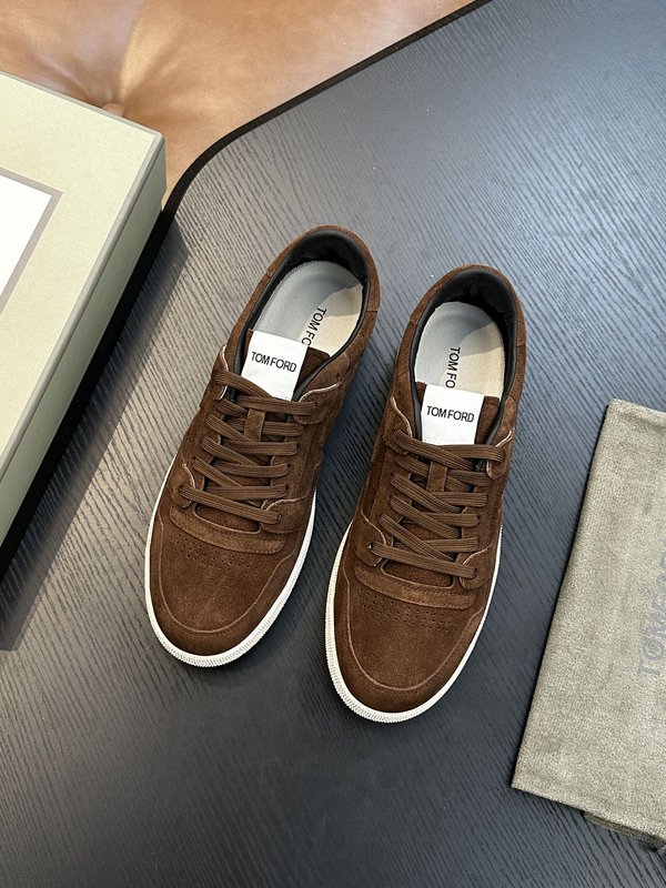 TOM FORD 가죽 로우탑 스니커즈 001-226421