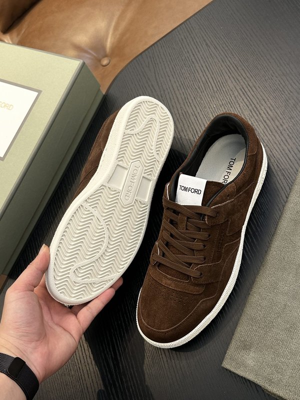 TOM FORD 가죽 로우탑 스니커즈 001-226421