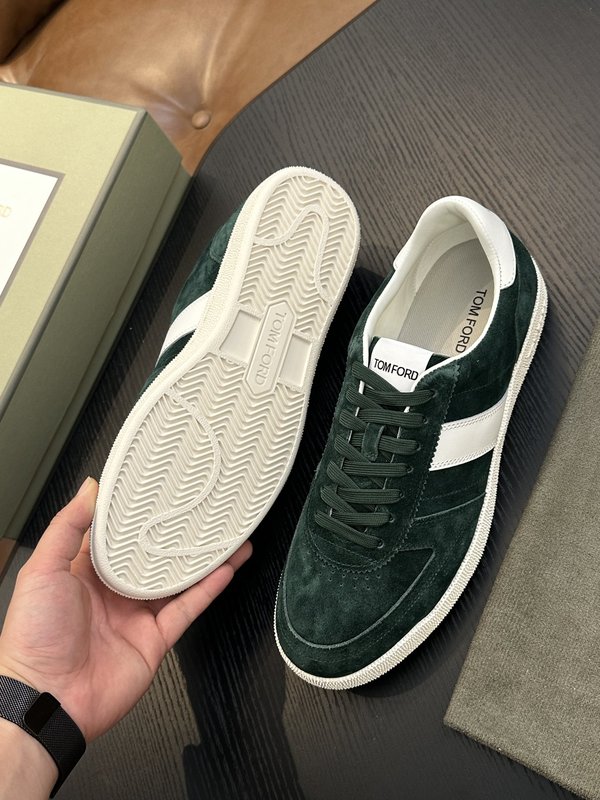 TOM FORD Cambridge 가죽 스니커즈 001-226427