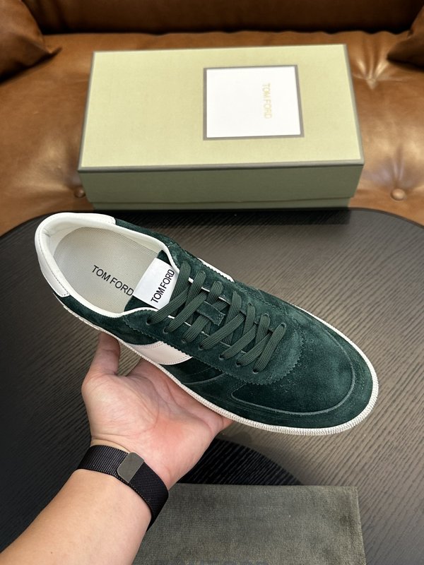 TOM FORD Cambridge 가죽 스니커즈 001-226427