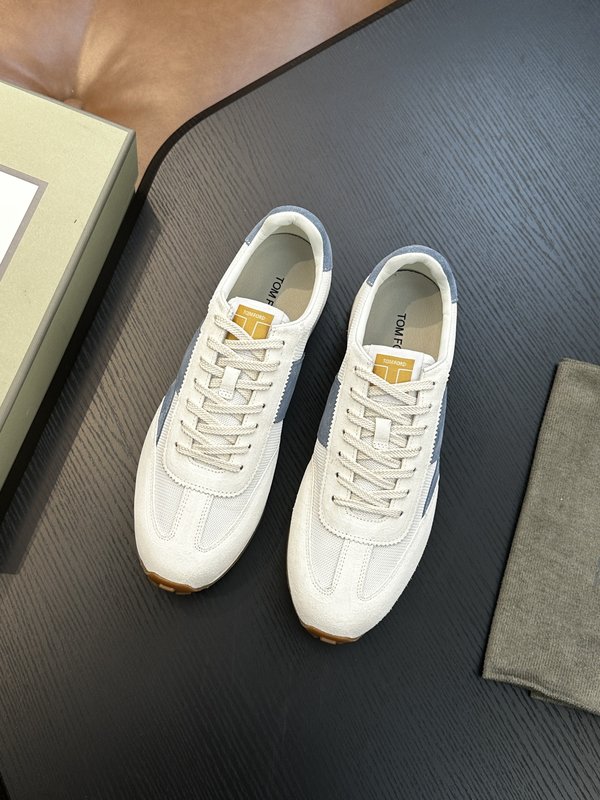 TOM FORD 가죽 로우탑 스니커즈 001-226439