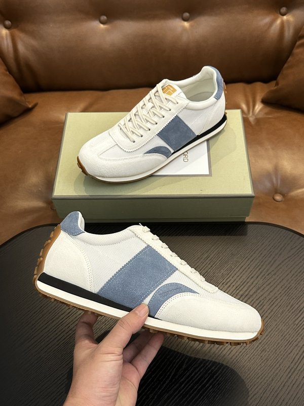 TOM FORD 가죽 로우탑 스니커즈 001-226439