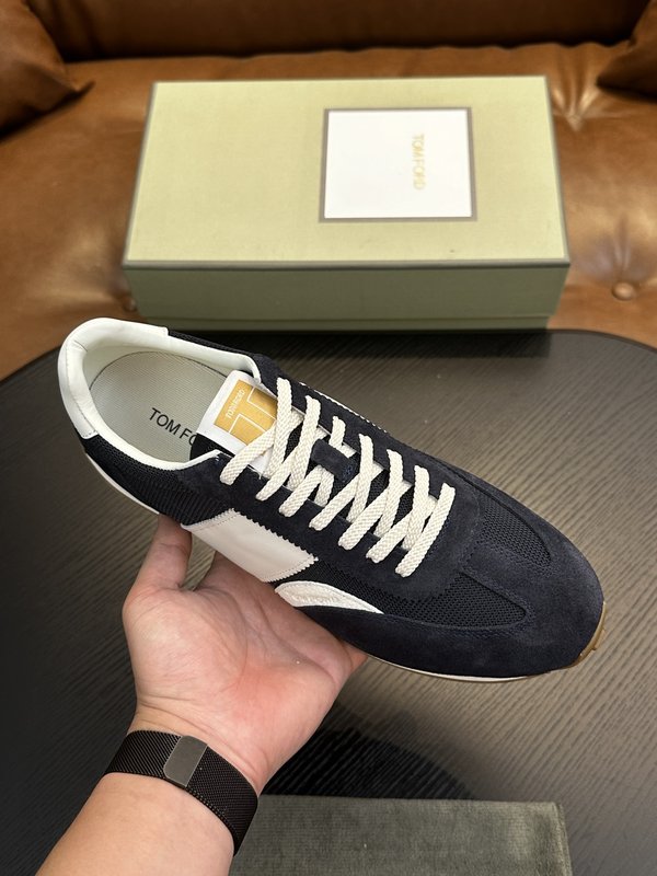 TOM FORD 캠브리지 가죽 스니커즈 001-226442