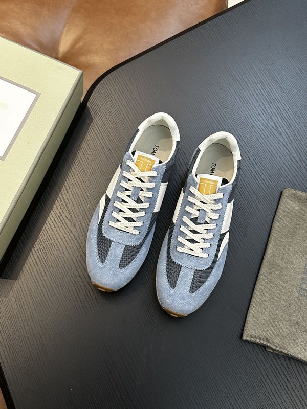 TOM FORD 가죽 로우탑 스니커즈 001-226454