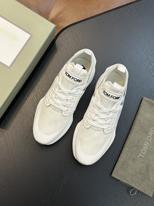 TOM FORD 가죽 로우탑 슈즈 001-226456