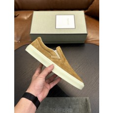 TOM FORD Cambridge 스웨이드 로우톱 슈즈 001-226457