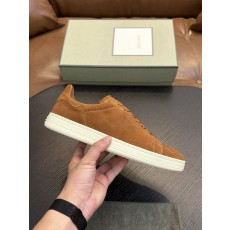 TOM FORD Cambridge 가죽 로우탑 스니커즈 001-226482