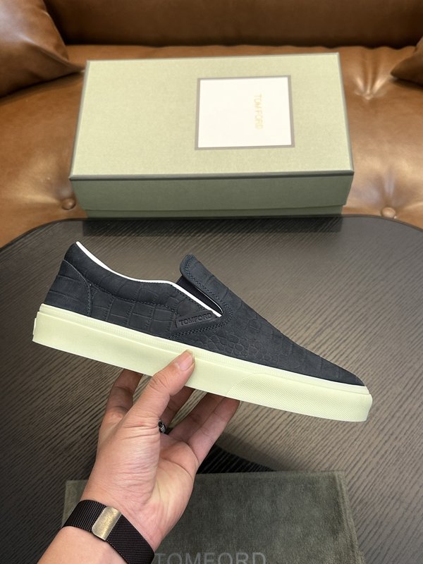 TOM FORD 가죽 로우탑 스니커즈 001-226485