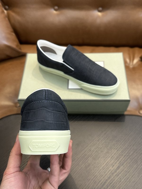 TOM FORD 가죽 로우탑 스니커즈 001-226485