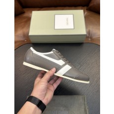 TOM FORD Cambridge 가죽 로우탑 스니커즈 001-226501