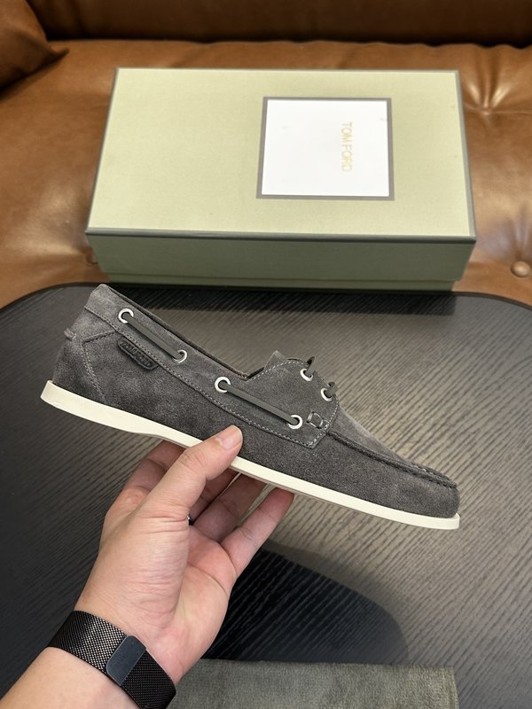 TOM FORD 가죽 로우탑 스니커즈 001-226514