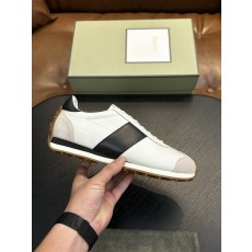 TOM FORD 캠브리지 소가죽 로우탑 스니커즈 001-226546