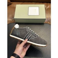 TOM FORD 스웨이드 로우탑 스니커즈 001-226552