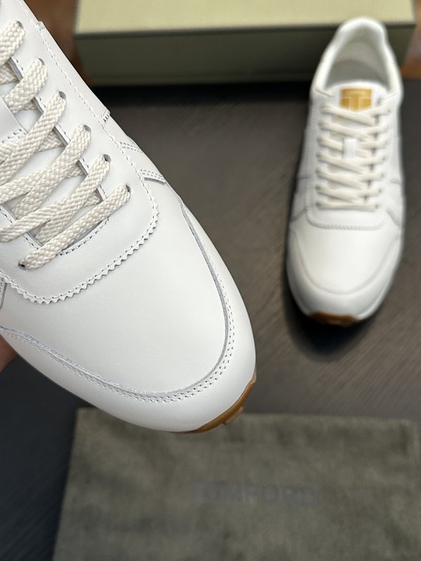 TOM FORD 가죽 로우탑 스니커즈 001-226575