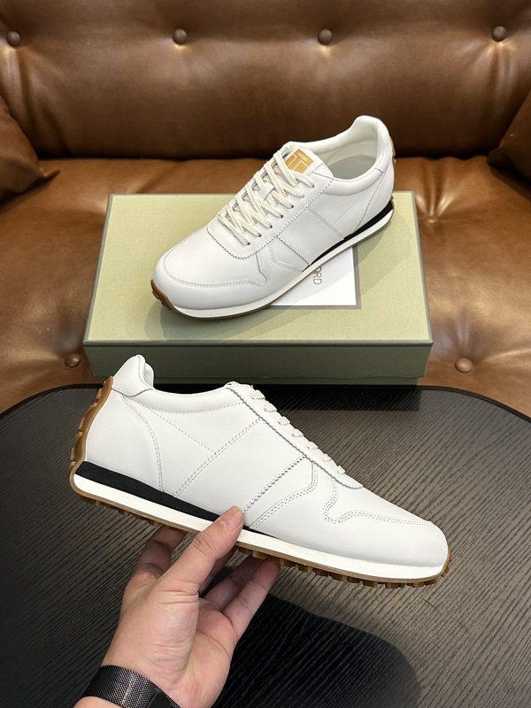 TOM FORD 가죽 로우탑 스니커즈 001-226575