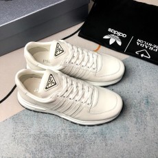 PRADA 프라다 화이트 가죽 신발 001-226968