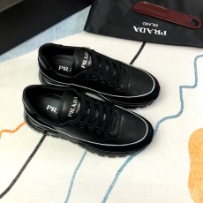 프라다 블랙 가죽 슈즈 001-226972