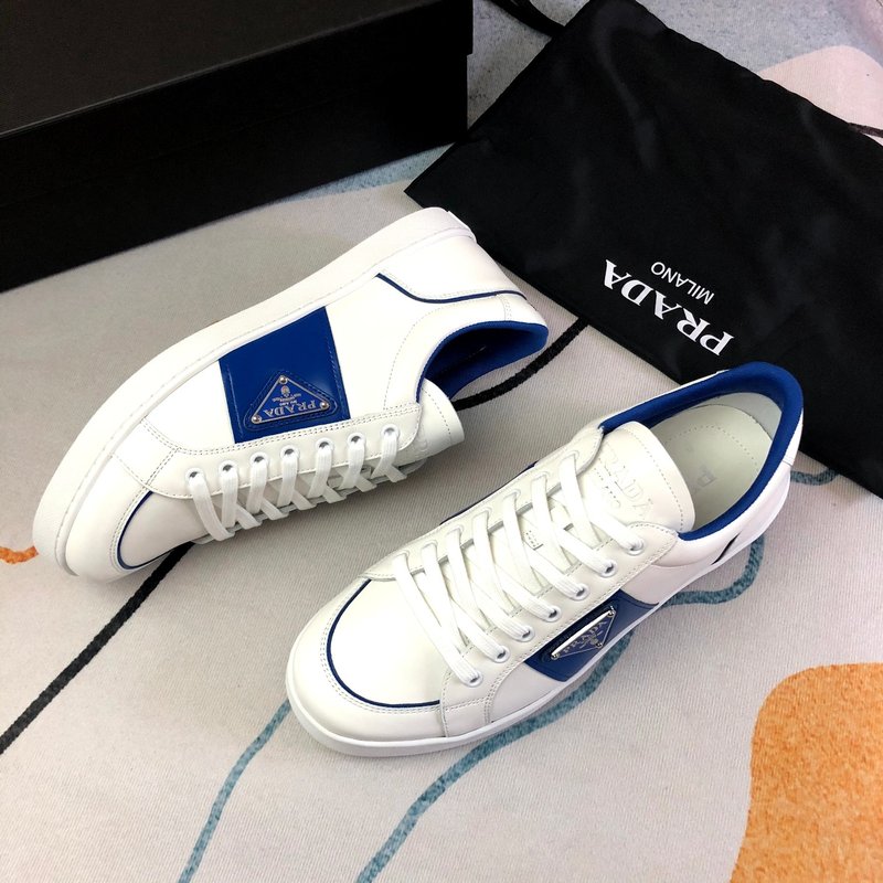 PRADA 화이트 블루 슈즈 001-226982
