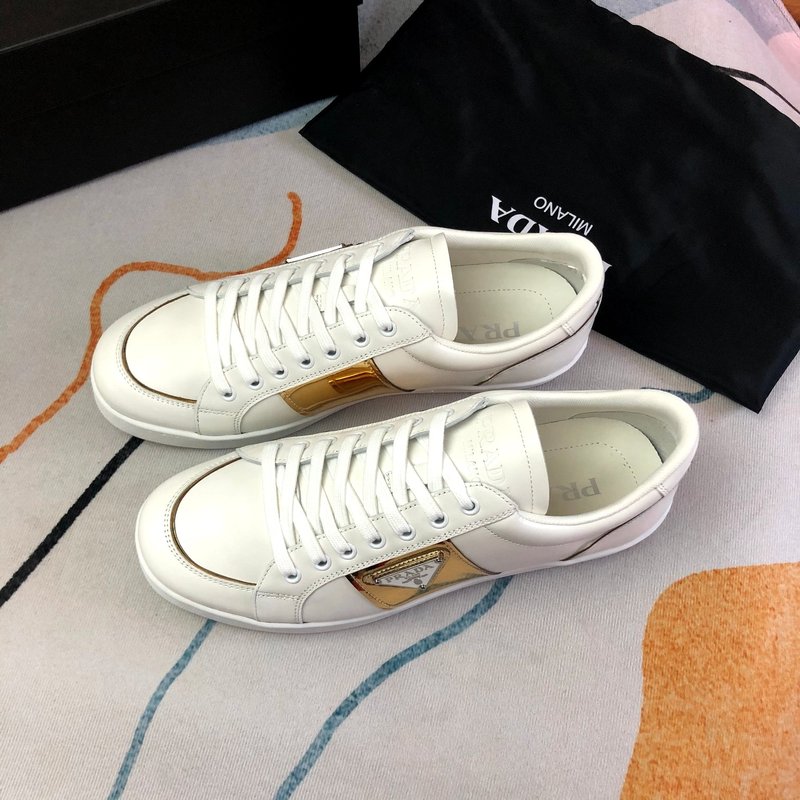PRADA 프라다 화이트 골드 컬러 슈즈 001-226984