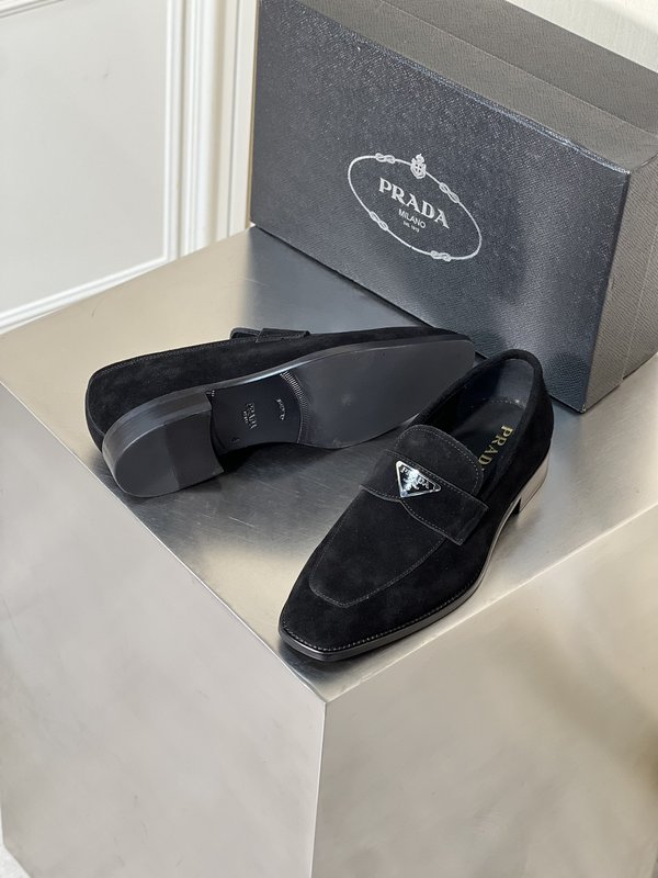 PRADA 남성 비즈니스 캐주얼 가죽 구두 001-226994