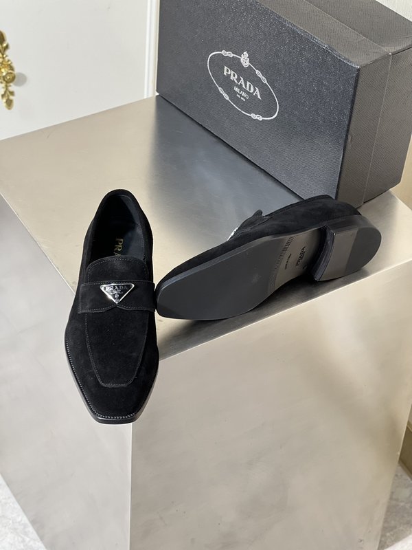 PRADA 남성 비즈니스 캐주얼 가죽 구두 001-226994