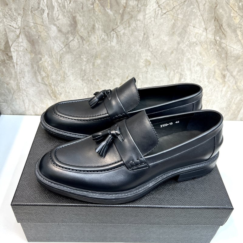 PRADA 프라다 남성 정장 로퍼 구두 001-227014
