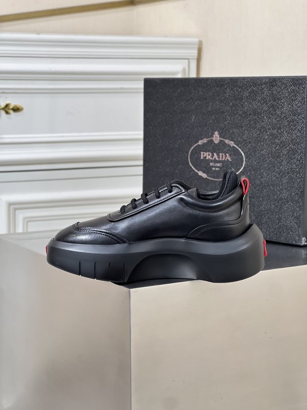 Prada 남성 3D 콘셉트 두꺼운 밑창 캐주얼슈즈 001-227018