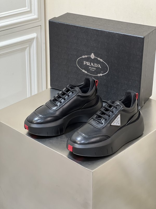 Prada 남성 3D 콘셉트 두꺼운 밑창 캐주얼슈즈 001-227018