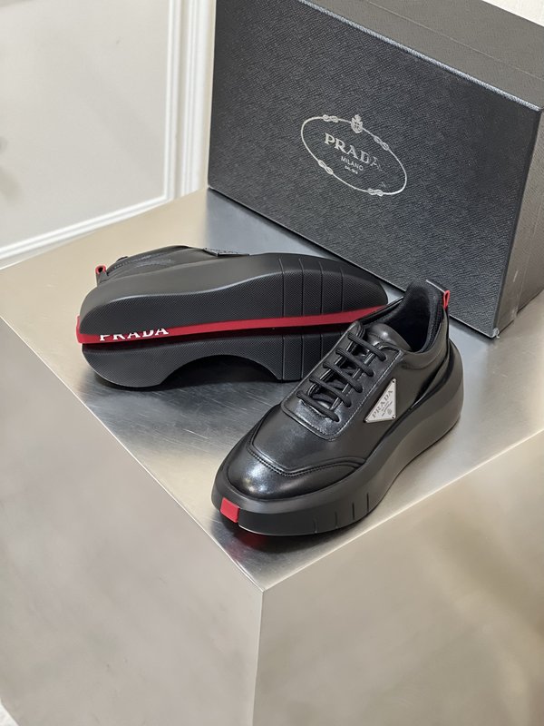 Prada 남성 3D 콘셉트 두꺼운 밑창 캐주얼슈즈 001-227018