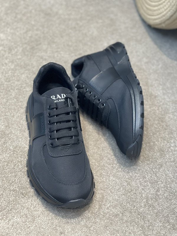 프라다 Prada 수입 세밀 가죽 메쉬 신발 001-227027